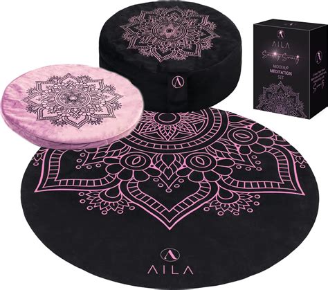 Amazon Aila Meditation Cushion With Yoga Mat Luxurious