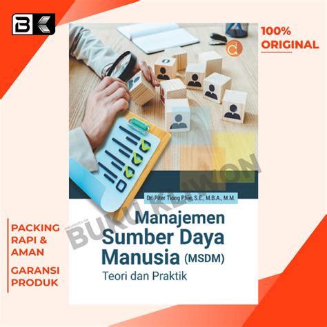 Jual Buku Manajemen Sumber Daya Manusia Msdm Teori Dan Praktik