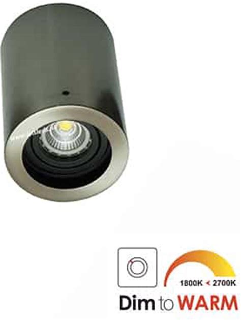 Letsleds LED Opbouwspot 7Watt Kantelbaar Rond Dimbaar Bol