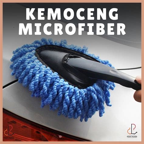 Jual Lap Gagang Kemoceng Sikat Debu Microfiber Lembut Cendol Interior