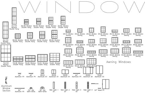 Window Section Cad Block