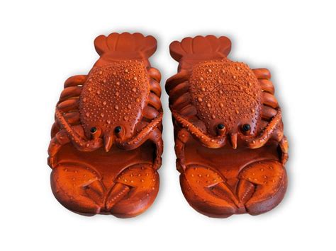 Lobster Slippers Shoes Unisex Beach Funny Lobster Women Men Slipper