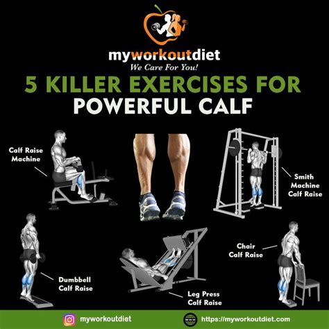 5 Effective Calf Raise Exercises For Powerful Calves Calfraises Calf