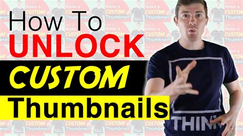 How To Enable And Get Custom Thumbnails On Youtube Youtube