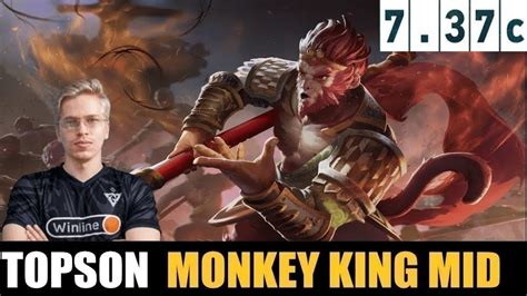 TOPSON Monkey King MID 7 37C DOTA 2 HIGHEST MMR MATCH Dota2