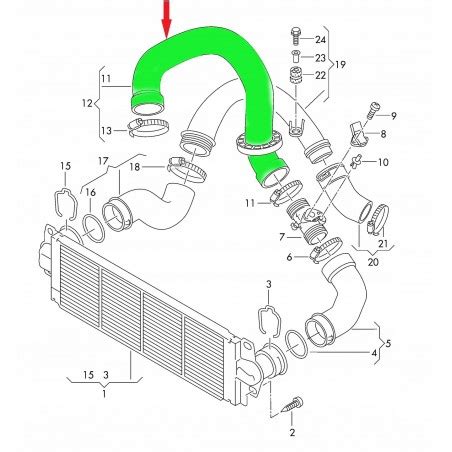 RURA WĄŻ TURBO VW TRANSPORTER T6 2 0 TDI 7E0145980