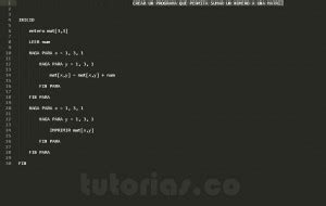 Arreglos Pseudocodigo Matriz Mas Numero Tutorias Co