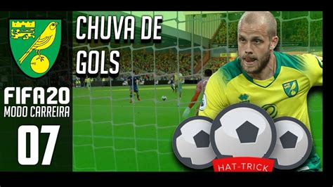 07 CHUVA DE GOLS E HAT TRICK Modo Carreira Realista FIFA 20