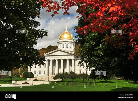 Usa Vermont Montpelier State Capitol Building Stock Photo Alamy