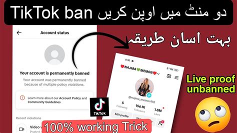 Your Account Was Permanently Banned Appeal Not Approved Tiktok Problem