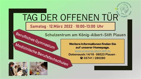 Tag der offenen Tür März 2022 Berufliches Gymnasium