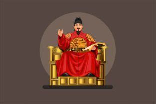 Figure Of King Sejong The Great Vector Graphic By Aryo Hadi Creative