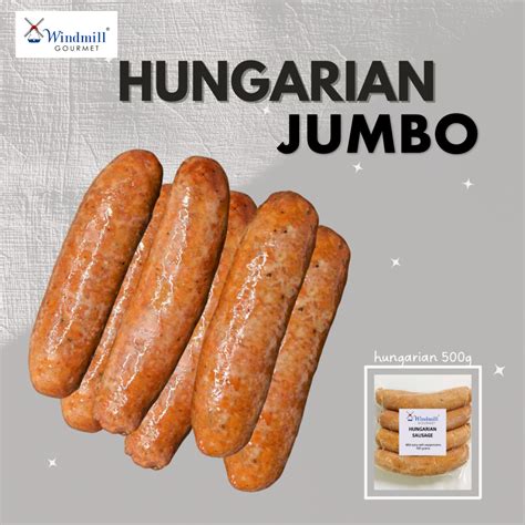 Hungarian Jumbo Sausage 500g Windmill Gourmet Central Hub