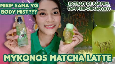 Mykonos Matcha Latte Extrait De Parfum Vs Matcha Sundays Hair Body