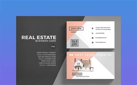 25+ Best Real Estate Business Card Designs (Unique Ideas for 2019)