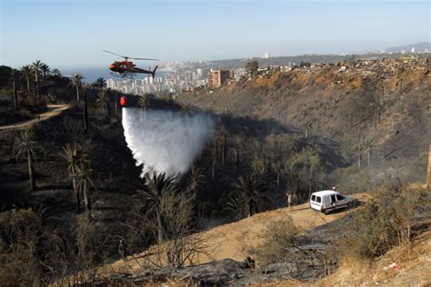 Incendios Forestales Onemi Mantiene Monitoreo Por Alerta Roja En Viña