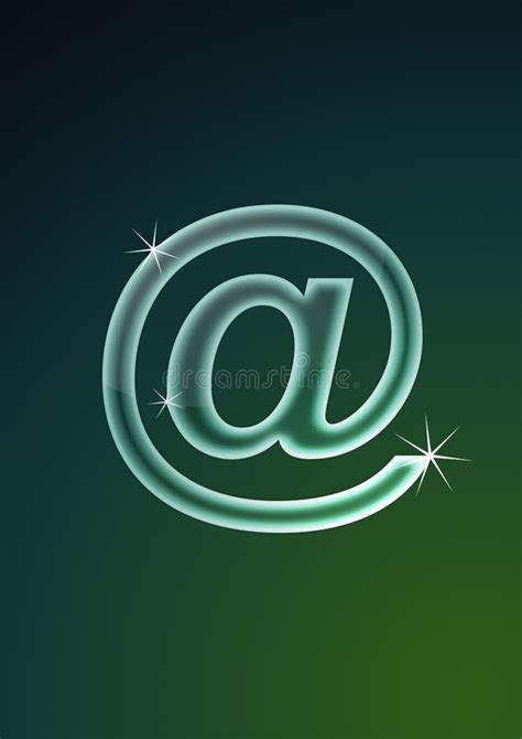 Email Alias symbol stock illustration. Illustration of electronic ...