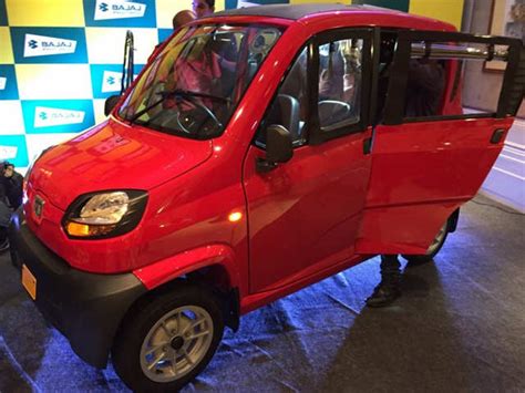 Bajaj unveils four-wheeler mini passenger vehicle Qute - Bajaj unveils ...