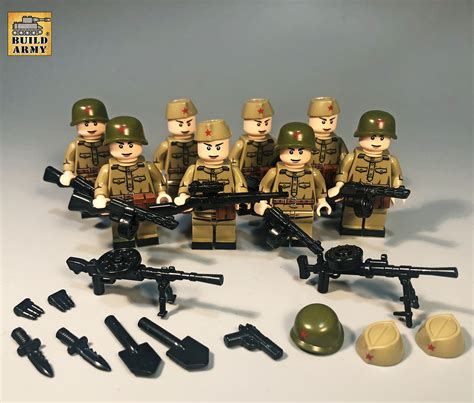 WW2 soviet red army squad by buildarmy.com