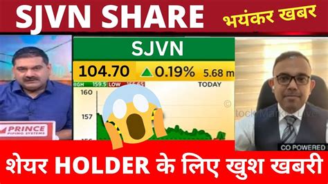 SJVN SHARE LATEST NEWS SJVN SHARE PRICE TARGET SJVN SHARE ANALYSIS