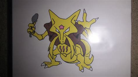 Kadabra Coloring By 0xxkabalxx0 On Deviantart