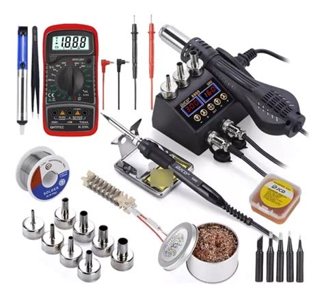 Kit Esta O Completa Smd De Retrabalho Solda Soprador Nfe