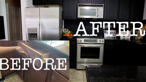 Painting Kitchen Cabinets Black Home Renovation 4 You