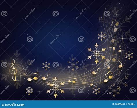 Christmas Music Background Stock Illustration Illustration Of Royal