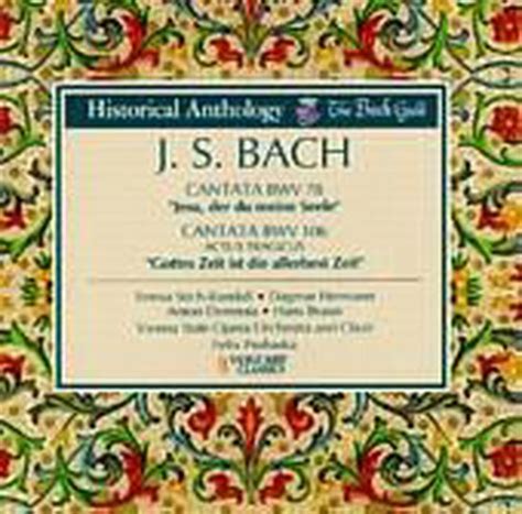 Bach Cantatas BWV 78 106 Felix Prohaska CD Album Muziek Bol