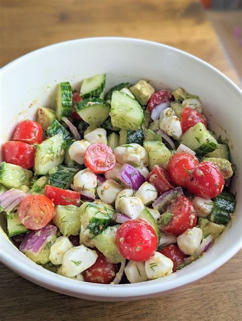 Cucumber Tomato Salad - The Sweet Life