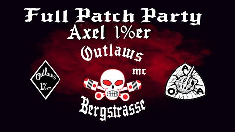 OFFOOutlaws MC Bergstrasse Axel 1 Er Full Patch PartyOFFOSorry