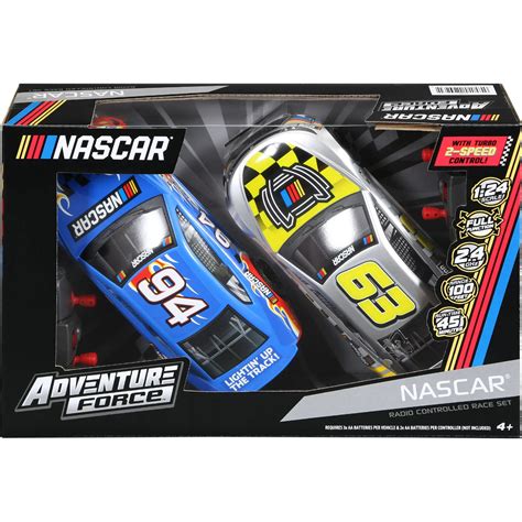 Adventure Force Nascar Battery Radio Control Sports Car Race Set