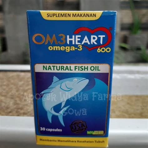 Jual Om3heart 600 Isi 30 Kapsul Shopee Indonesia