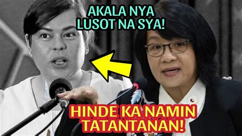 Ang Saklap Akala Ni Sara Duterte Nakalusot Na Sya YouTube