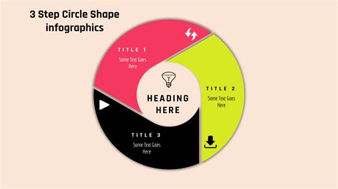 49powerpoint 4 Step Circular Infographic Powerup With Powerpoint