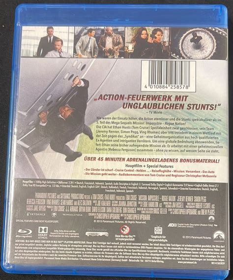 Mission Impossible Rogue Nation Blu Ray Kaufen Auf Ricardo