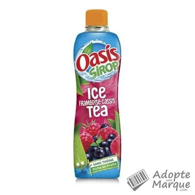 Oasis Sirop Ice Tea Framboise Cassis La Bouteille De 75CL