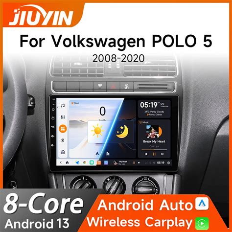 Jiuyin Ai Voice Android Carplay Auto Car Radio For Vw Volkswagen Polo