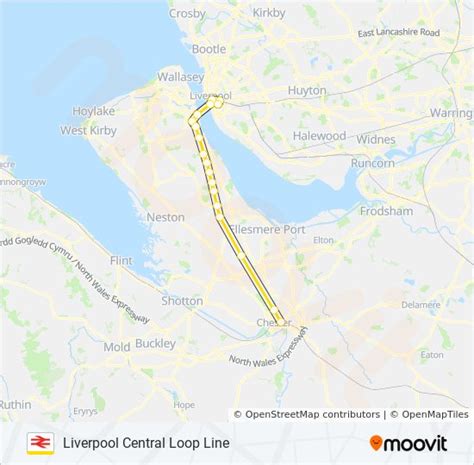 Merseyrail Route Schedules Stops And Maps Liverpool Central Loop Line