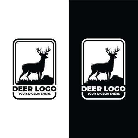 Premium Vector Deer Hunting Club Logo Design