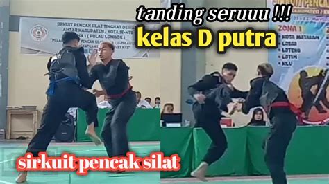 Sirkuit Pencak Silat Pertandingan Apik Kedua Pesilat Lombok Barat