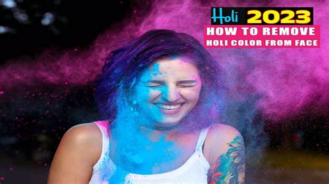 Happy Holi 2023 Easy Tips To Remove Holi Colours From Skin And Hair Sry