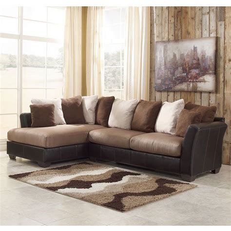 The Exciting Two Tone Contemporary Design Of The Masoli Mocha Living Room Collection By