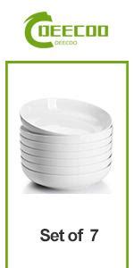 Amazon Deecoo Pack Porcelain Pasta Bowls Ceramic Large