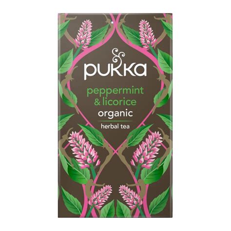 Pukka Teas Organic Peppermint Licorice 20 Teabags