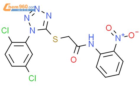 Acetamide Dichlorophenyl H Tetrazol Yl Thio