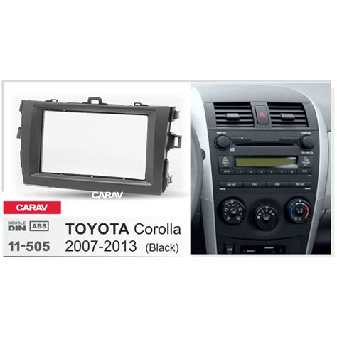 CARAV 11 505 Top Quality Car Radio Fascia Panel For TOYOTA Corolla 2007