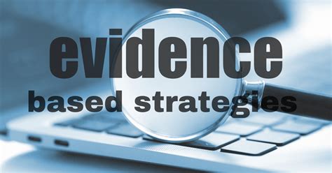 What Is Evidence Based Strategies