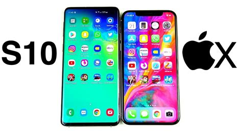 Galaxy S10 Vs IPhone X Speed Test YoutuBeRandom