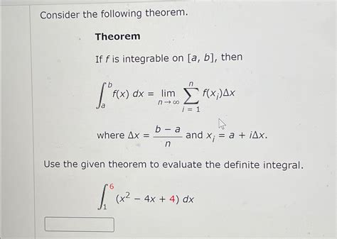 Solved Consider The Following Theorem TheoremIf F Is Chegg